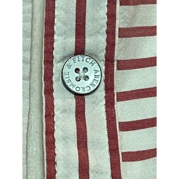 Abercrombie & Fitch Red Striped Top - Picture 3 of 12